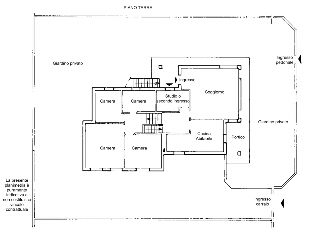 P. Borromeo, via Dante - Splendida villa singola in posizione unica